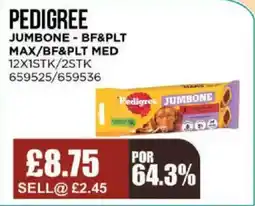 Bestway PEDIGREE Jumbone-bf&plt max/bf&plt med offer