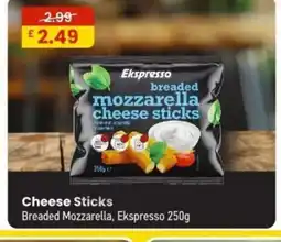 MyMINIMIX Cheese Sticks Breaded Mozzarella, Ekspresso offer
