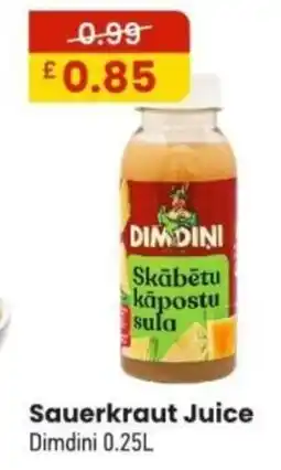 MyMINIMIX Sauerkraut Juice Dimdini offer