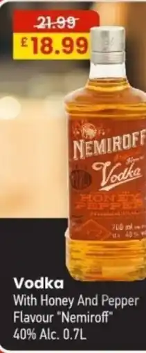 MyMINIMIX Vodka With Honey And Pepper Flavour "Nemiroff" 40% Alc. offer