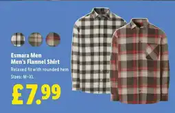 Lidl Esmara Men’s Flannel Shirt offer