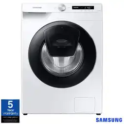 Costco Samsung Series 5+ AddWash WW90T554DAW/S1, 9kg, 1400rpm, Washing Machine, A Rated In White offer