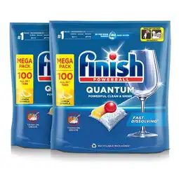 Costco Finish Powerball Quantum Dishwasher Tablets, 2 x 100 Pack offer