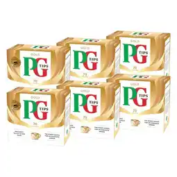 Costco PG Tips Gold Tea Bags, 6 x 70 Pack offer