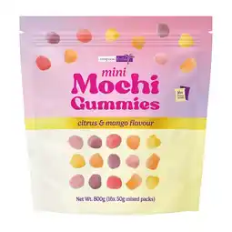 Costco Tropical Fields Mini Mochi Gummies 800g, 16 x 50g offer