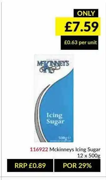 Musgrave MarketPlace Mckinneys Icing Sugar offer