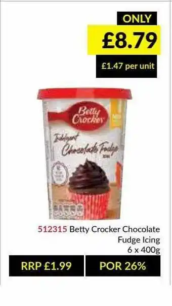 Musgrave MarketPlace Betty Crocker Chocolate Fudge Icing offer
