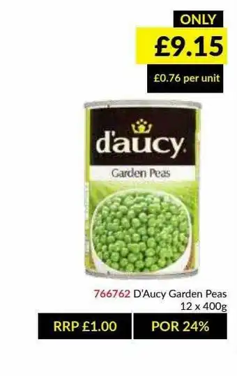 Musgrave MarketPlace D'aucy Garden Peas offer