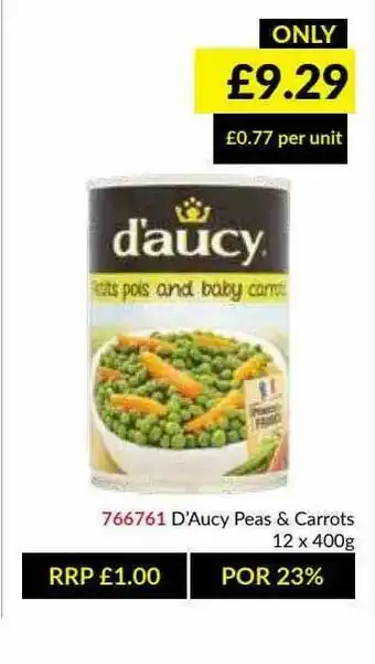 Musgrave MarketPlace D'aucy Peas & Carrots offer
