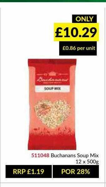 Musgrave MarketPlace Buchanans Soup Mix offer