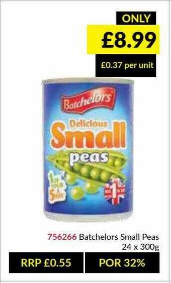 Musgrave MarketPlace Batchelors Small Peas offer