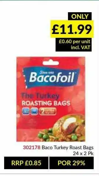 Musgrave MarketPlace Baco Turkey Roast Bags offer