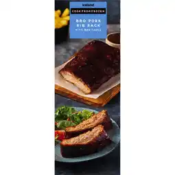 Iceland Iceland Slow Cooked BBQ Rack of Ribs with BBQ Sauce 500g offer