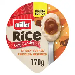Iceland Müller Limited Edition Raspberry & White Chocolate Rice 170g offer