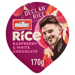 Iceland Müller Limited Edition Raspberry & White Chocolate Rice 170g offer