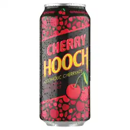 Iceland Hooch Cherry Alcoholic Cherryade with Vodka & Fruit Juice 440ml offer