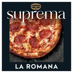 Iceland Dr. Oetker Suprema La Romana Salami & Mozzarella Pizza 425g offer