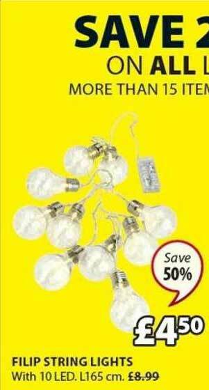 JYSK Filip String Lights offer