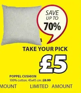 JYSK Poppel Cushion offer