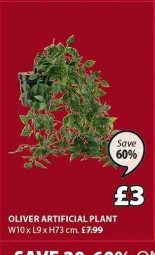 JYSK Oliver Artificial Plant offer