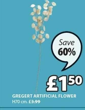 JYSK Gregert Artificial Flower offer