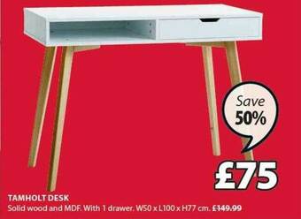 JYSK Tamholt Desk offer