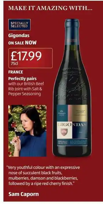 Aldi Gigondas offer