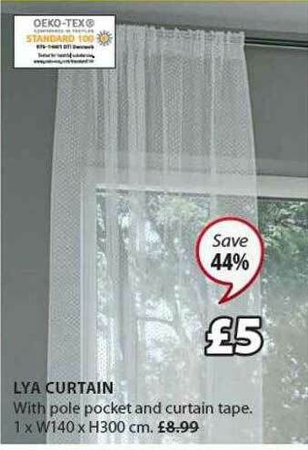 JYSK Lya Curtain offer