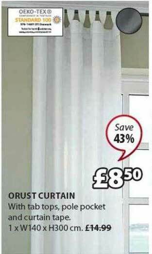 JYSK Orust Curtain offer