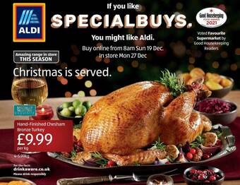 Aldi Hand-finished Chesham Bronze Turkey offer