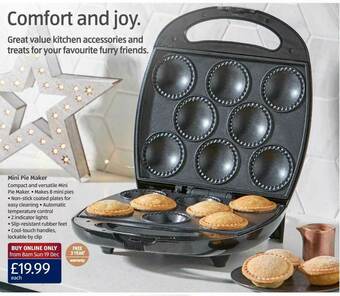 Aldi Mini Pie Maker offer