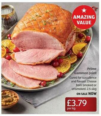 Aldi Prime Gammon Joint offer