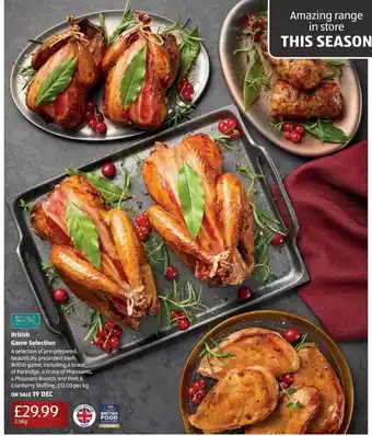 Aldi British Game Selection offer