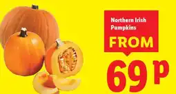 Lidl Northern Irish Pumpkins offer