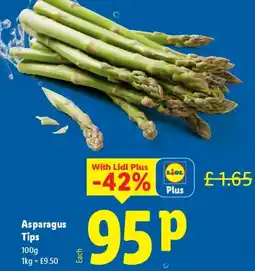 Lidl Asparagus Tips offer