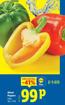 Lidl Mixed Peppers offer