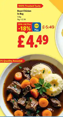 Lidl Roast Chicken In Bag offer