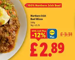 Lidl Northern Irish Beef Mince offer