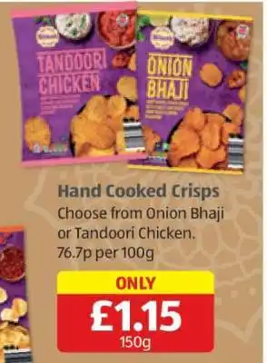 Aldi Hand Cooked Crisps offer