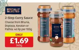 Aldi 2-Step Curry Sauce offer