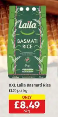 Aldi XXL Laila Basmati Rice offer