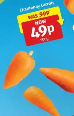 Aldi Chantenay Carrots offer