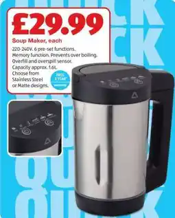 Aldi Soup Maker offer