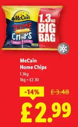 Lidl McCain Home Chips offer
