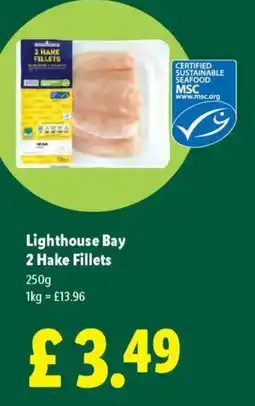 Lidl Lighthouse Bay 2 Hake Fillets offer