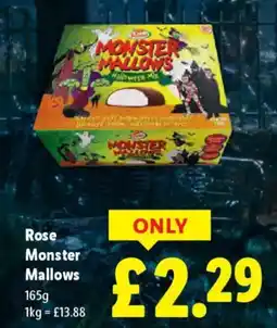 Lidl Rose Monster Mallows offer
