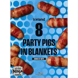 Iceland Iceland 8 Party Pigs In Blankets 168g offer