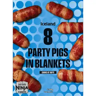 Iceland Iceland 8 Party Pigs In Blankets 168g offer