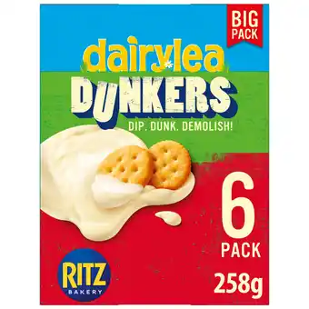 Iceland Dairylea Dunkers Ritz Crackers Cheese Snacks 258g (6 x 43g) offer