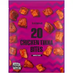 Iceland Iceland 20 (Approx.) Chicken Tikka Bites 200g offer